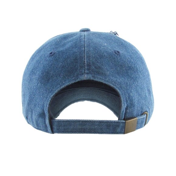 Louis Vuitton Upcycled Distressed Denim Cap